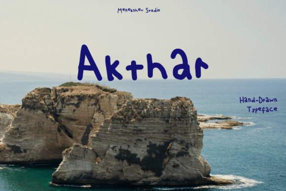 Akthar: A Playful Script Typeface
