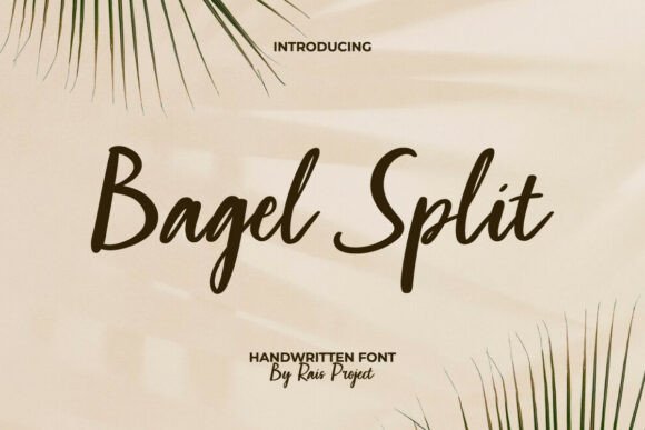 Bagel Split Font for Business