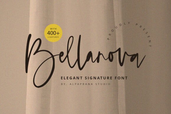 Bellanova: A Stylish Script Font
