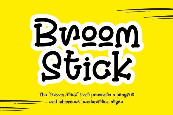 Broom Stick Font: A Whimsical Touch for Editorial Design