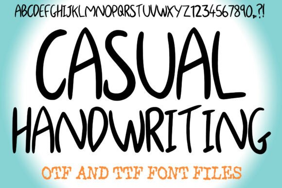 Casual Handwriting for Real Campaigns