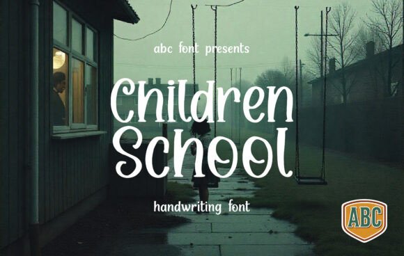 Children School Font for Business