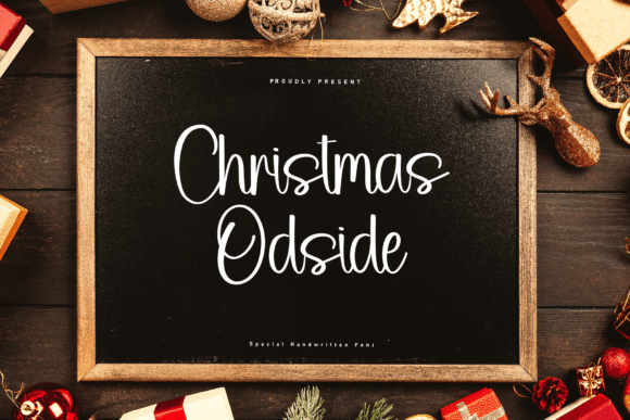 Christmas Odside Font for Creative Projects