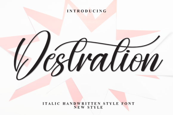 Destration: A Bold Script for Modern Branding
