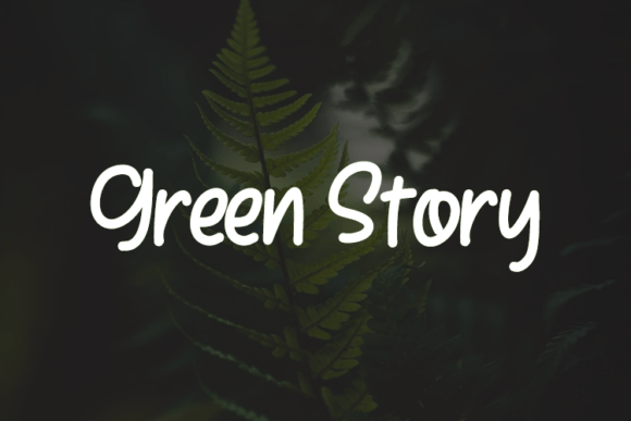 Green Story: A Font for Clear Campaigns