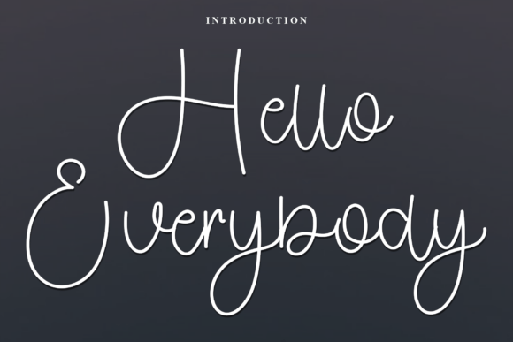Hello Everybody Font