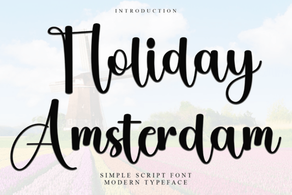 Holiday Amsterdam Font