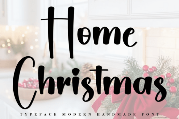 Home Christmas Font for Business