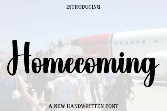 Homecoming Font: Festive Typography for Editorial Design