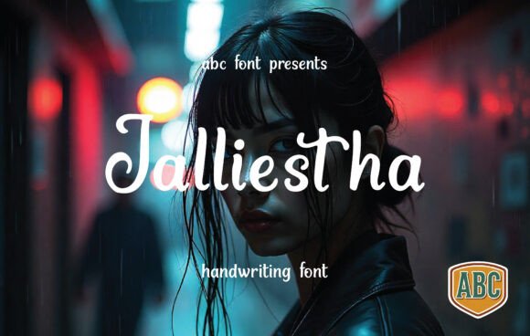Jalliestha: Elegant Script Font