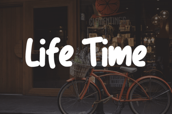 Life Time Font for Creative Makers