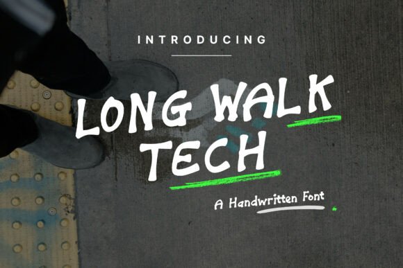 Long Walk Tech Font for Web Design