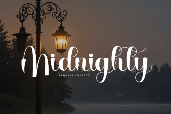 Midnighty: A Dramatic Font for Business Branding