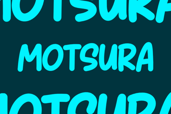 Motsura: A Modern Typeface for Editorial Design