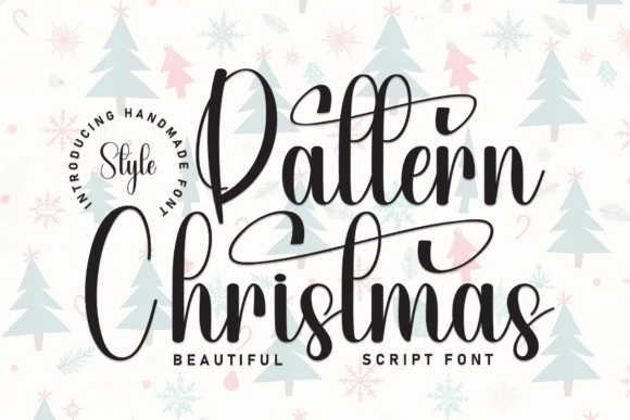 Pattern Christmas Font Review