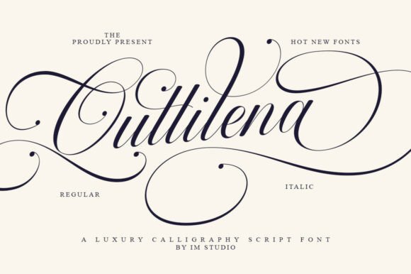Quttilena: A Luxurious Script Font