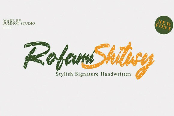 Rofamy Shitusi Font for Creative Projects