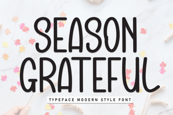 Season Grateful Font for Business