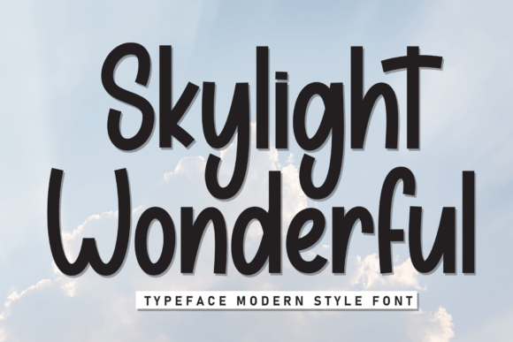 Skylight Wonderful: A Cheerful Font for Creative Projects