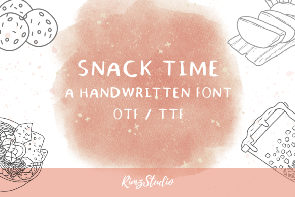 Snack Time Font for Web Design