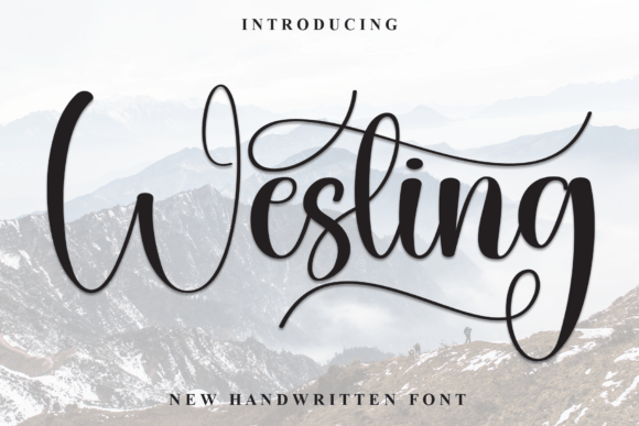 Westing: A Script Font for Real-World Design